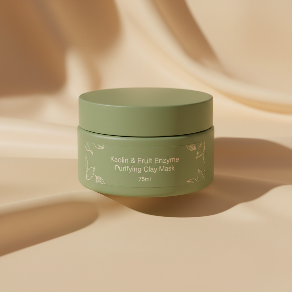 Kaolin & Fruit Enzyme Purifying Clay Mask 75ml — Skincare private label cosmetics